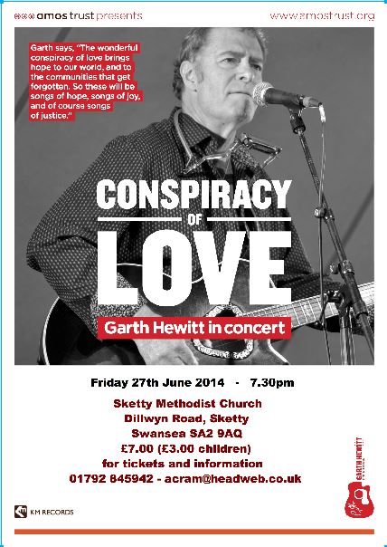 Garth Hewitt Concert 27th June